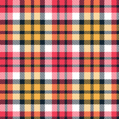 Plaid pattern seamless. Vintage dark & Dusky watermelon Tartan Fabric Design. 