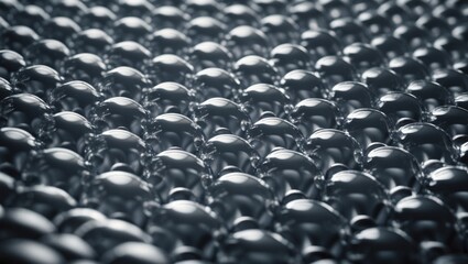 Surface texture of bubble wrap. The film provides protection from impacts.