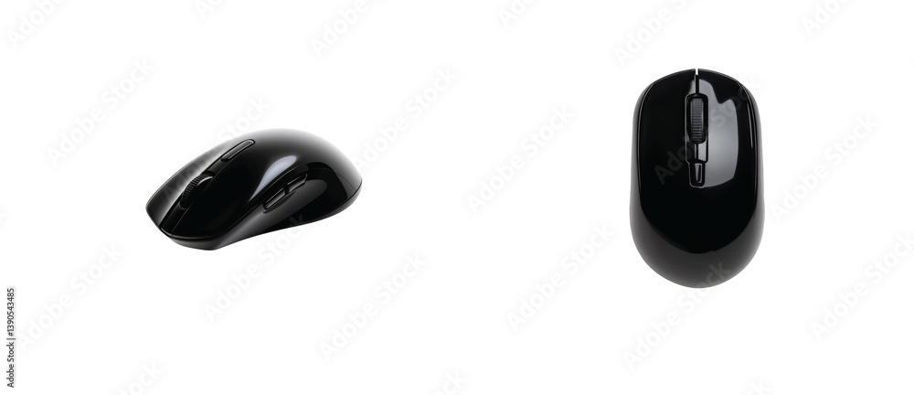 Poster mouse collection shows sleek design and modern features for comfortable computer use