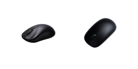 Mouse collection featuring sleek black wireless designs 