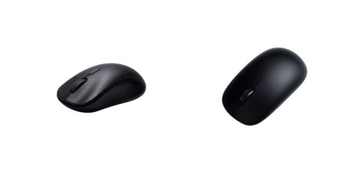 Mouse collection featuring sleek black wireless designs 
