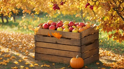pumpkins in a basket