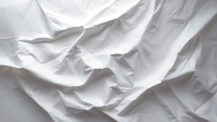 Obraz premium wrinkled white poster texture