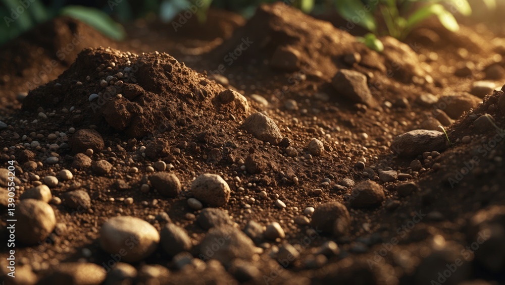 Poster grungy old blank damaged wet distress dark red soil path text area. close-up detailed macro perspect