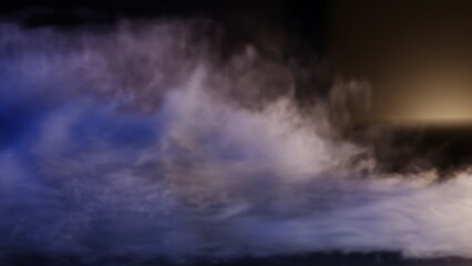 mystischer Rauch, dramatische Nebelschwaden, geheimnisvolle Atmosphäre, Wolke, Natur,...