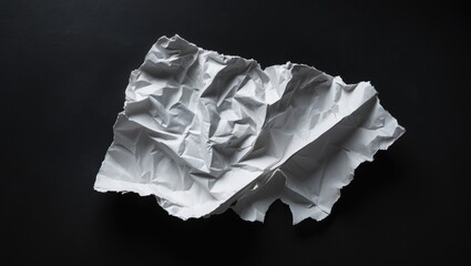 Obraz premium Tattered poster with creases as a backdrop.