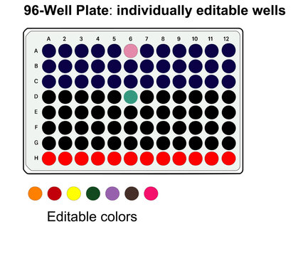 editable 96 well Plate