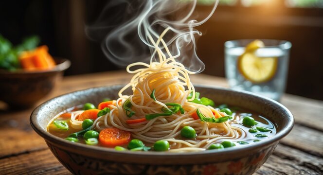 Tibetan noodle soup known as Thukpa.