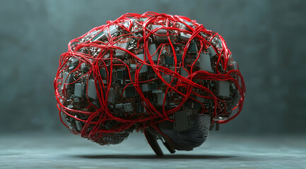 A brain made of wires and chips