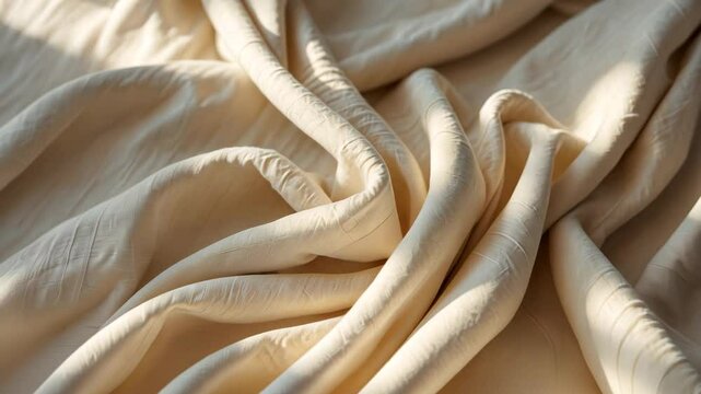 Detailed view of a soft fabric texture showcasing subtle creases.