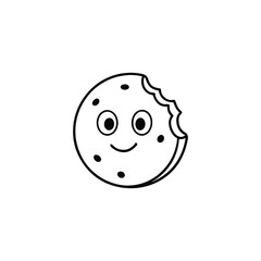 vector illustration of an apple on white background