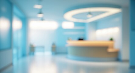 Naklejka premium Abstract representation of hospital and clinic interiors as a background.