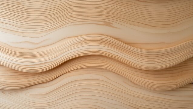 Carved wood texture with abstract wavy light