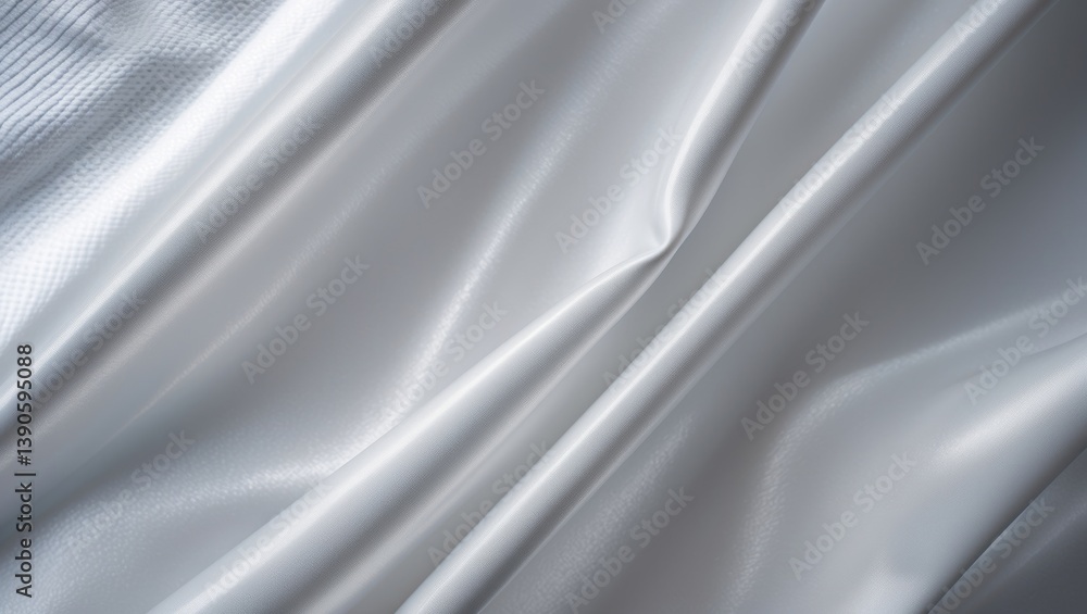 Poster gradient fabric background in white-gray. for the background, decorate with natural clean design tex