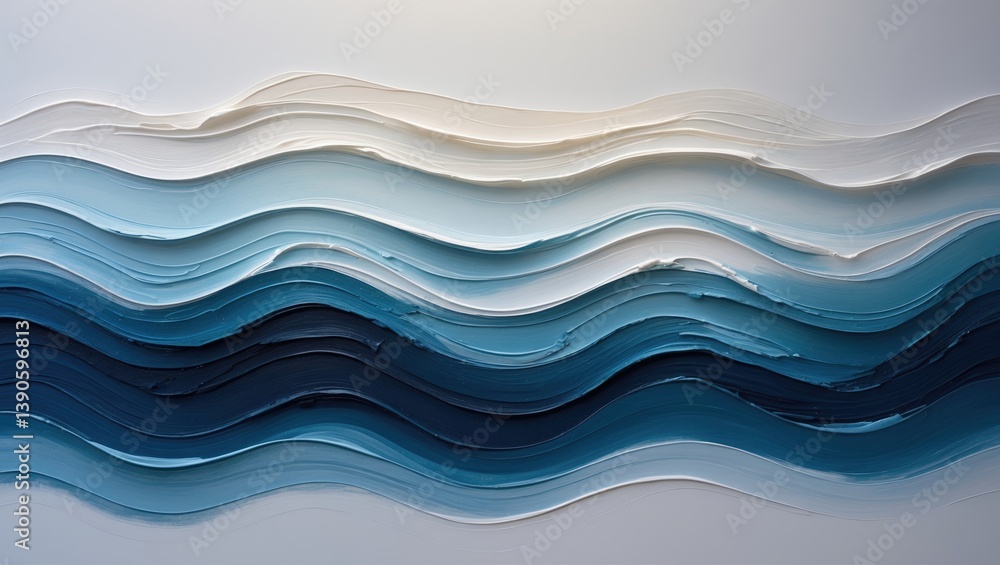 Poster smear effect in abstract brush stroke artwork. background with color texture.