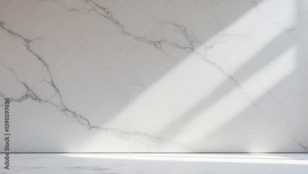 Poster high-resolution white marble texture background in a seamless pattern for artistic design work.