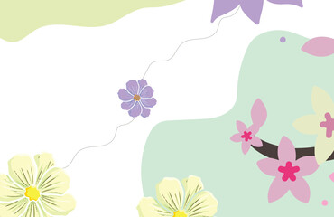 Beautiful Cherry Blossom with Bokeh Lights Background Concept