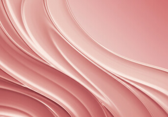 艶めくヌードカラーのクリームファンデーションの表面