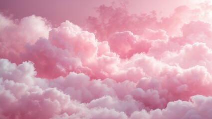 Fototapeta premium Colorful pastel gradation with an abstract pink soft cloud backdrop.