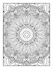 Printable Intricate Mandala Coloring Page for Adults and Kids