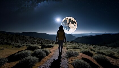 The Moonlit Shadows
Moon night