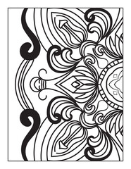 Printable Intricate Mandala Coloring Page Illustrations