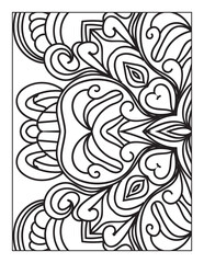 Printable Intricate Mandala Coloring Page Illustrations