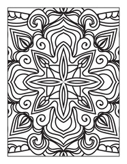 Printable Intricate Mandala Coloring Page Illustrations