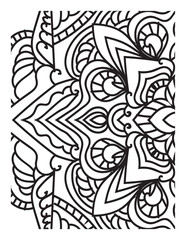Printable Intricate Mandala Coloring Page Illustrations