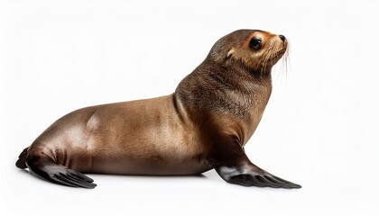 Fototapeta premium sea lion isolated on white background