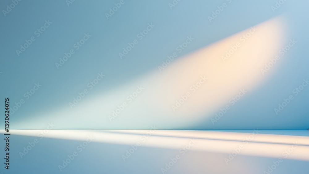Poster wall interior backdrop for studio showcasing products with window shadows. background for text inclu