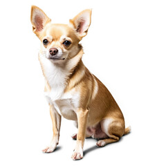 Obraz premium chihuahua dog isolated on transparent background