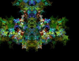 Imaginatory fractal abstract background Image