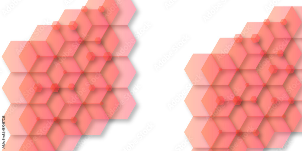 Poster luxury hexagonal abstract black metal background with golden light lines. dark 3d geometric texture 