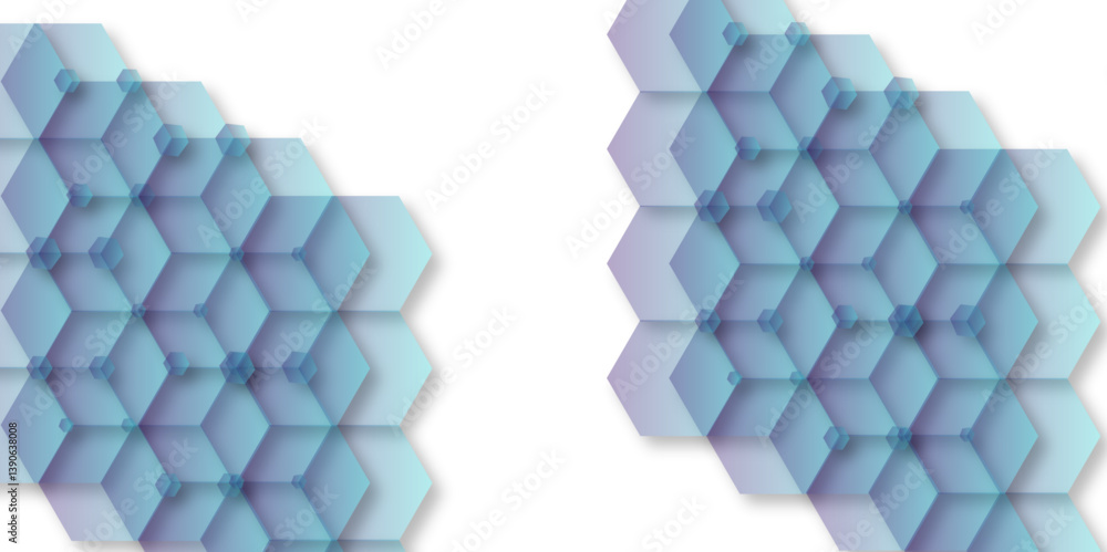 Poster luxury hexagonal abstract black metal background with golden light lines. dark 3d geometric texture 