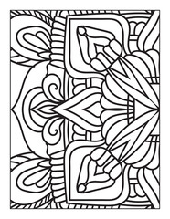 Intricate Printable Mandala pattern coloring page for adults and kids