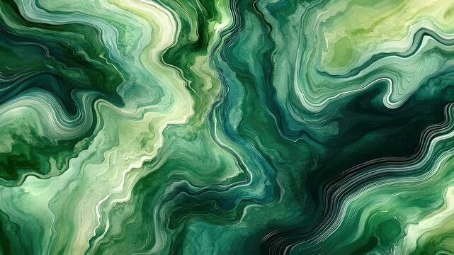 Abstract Green Marble Texture Background