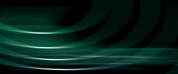 abstract green and grey wave background with motion blur and halftone texture