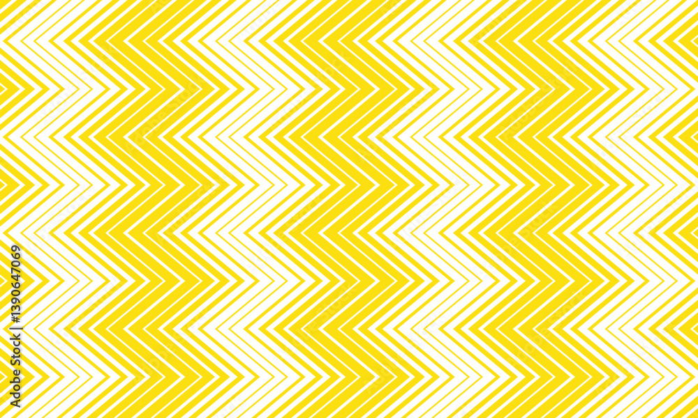 Poster abstract yellow parallel zigzag lines pattern background, banner, poster.