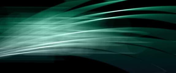 abstract green and grey wave background with motion blur and halftone texture