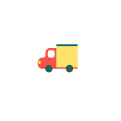 Cute truck icon