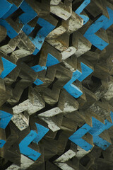 concrete breakwaters on the shore