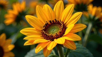 Obraz premium roses and sunflower