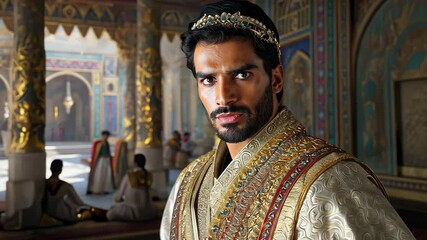 Young prince navigates palace intrigue in ancient Arab Persian civilization