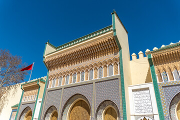 The royal palace in Fes, Morocco 