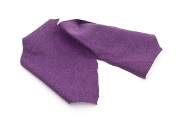 Torn piece of cloth.