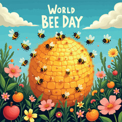 World Bee Day: Celebrating the importance of bees in pollination and biodiversity, raising awareness for their protection and conservation