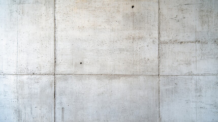 Naklejka premium Minimal Gray Concrete Wall with Grid Pattern