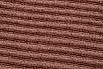 Fototapeta premium Texture of brown fabric as background, top view