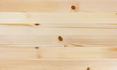 Pine wood background texture. Editable, realistic vector illustration, no traced elements.